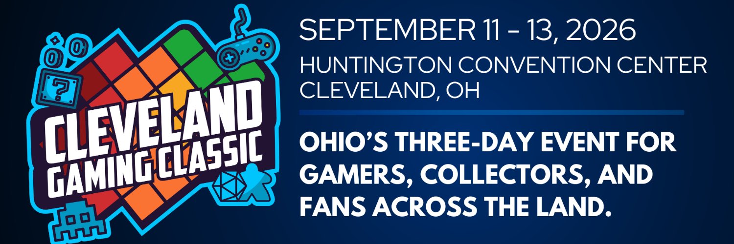Cleveland Gaming Classic 🔜 Sept 11 - 13, 2026 banner