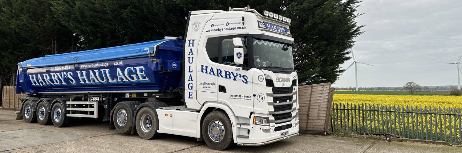 Harby's Haulage banner