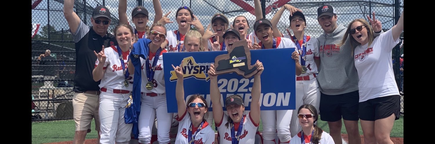 Clarence HS Softball banner