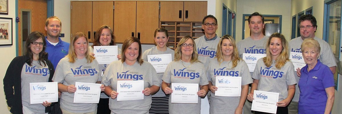 Wings Ed Foundation banner