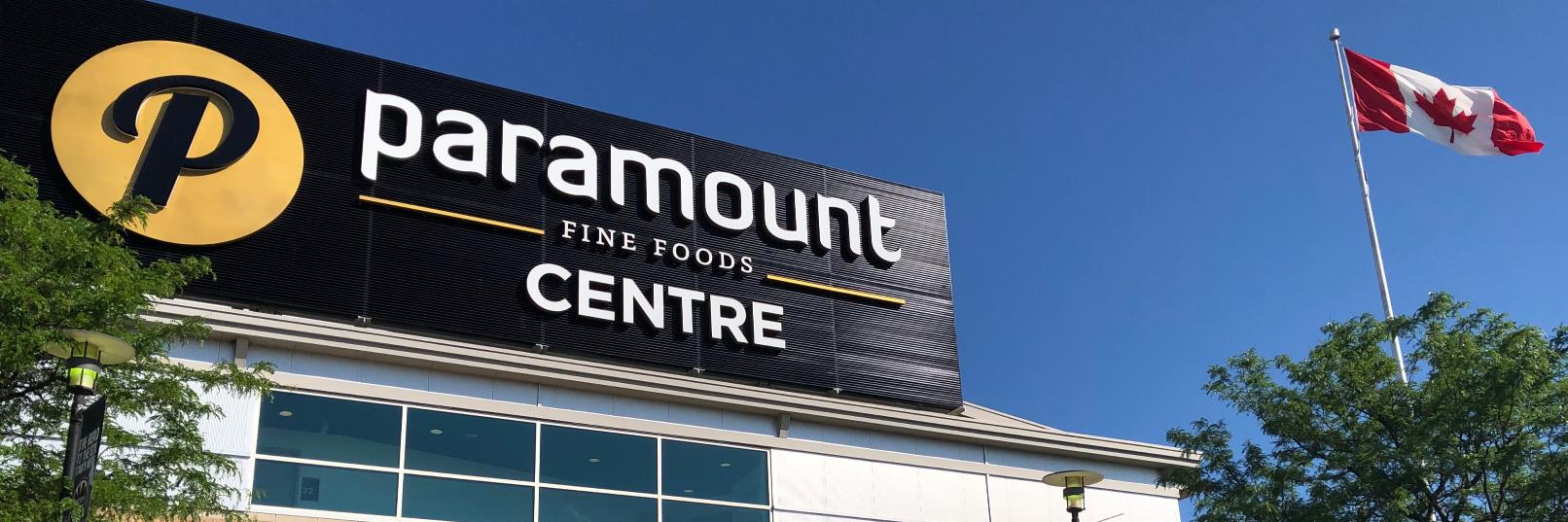 Paramount Fine Foods Centre banner