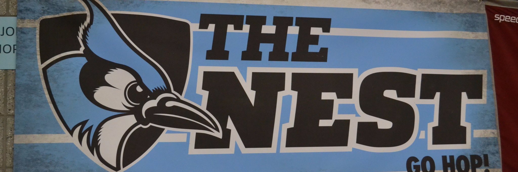 JHU Swimming banner