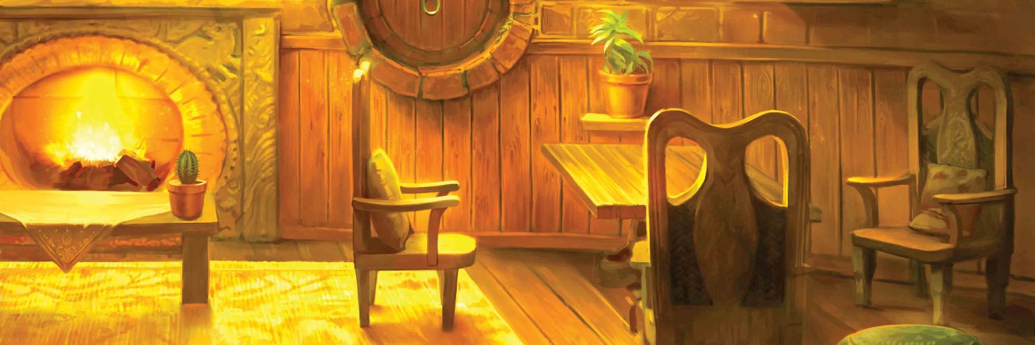 Wolf-gator with pink hair banner