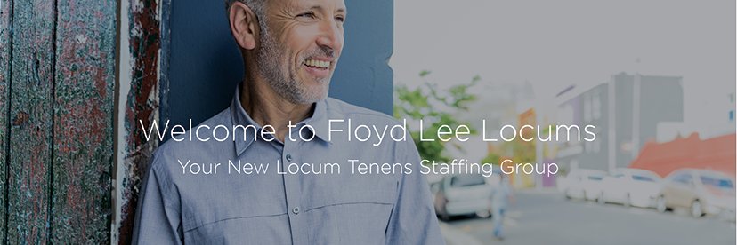 Floyd Lee Locums banner