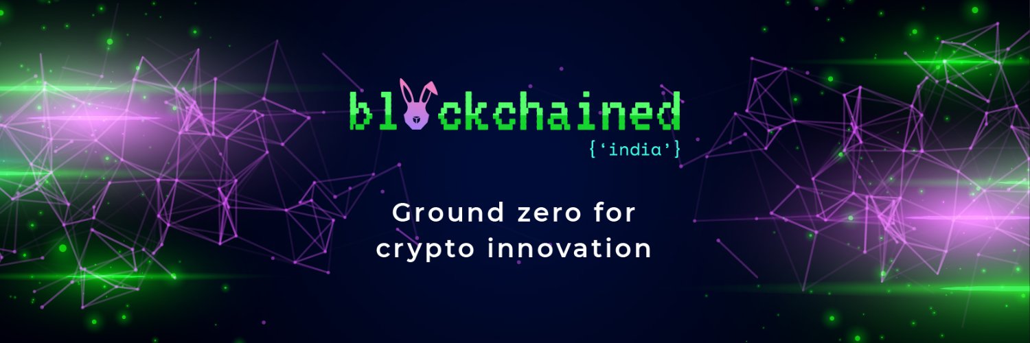 BlockchainedIndia banner