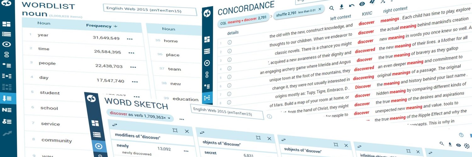 Sketch Engine banner