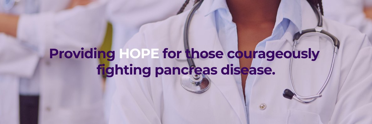 The National Pancreas Foundation's banner