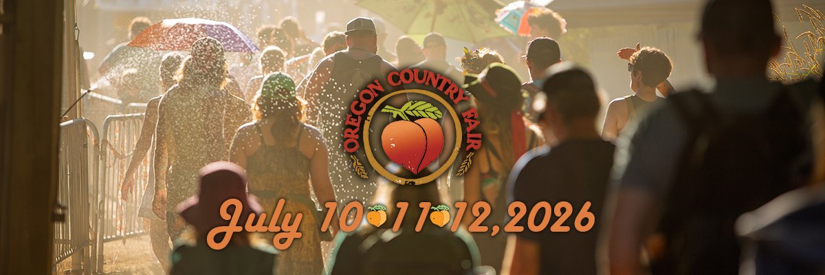 Oregon Country Fair banner