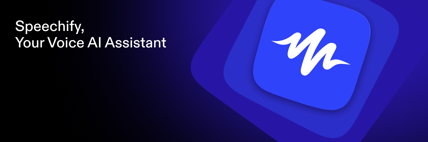 Speechify banner