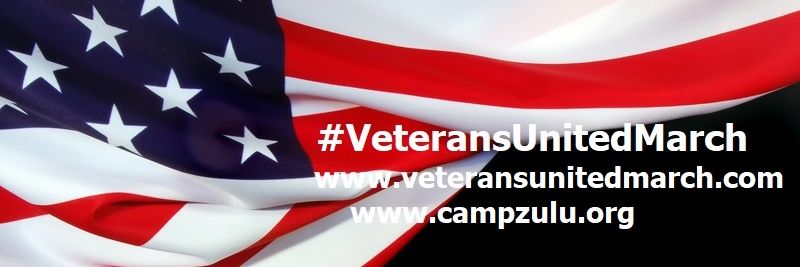 Veterans United March banner