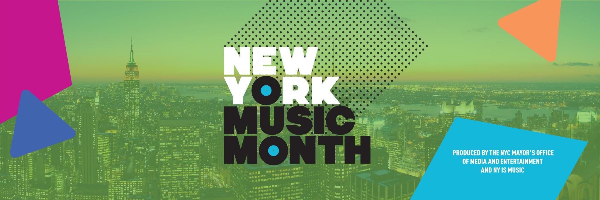 NY Music Month banner