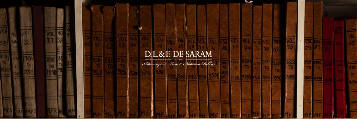 D. L. & F. De Saram banner
