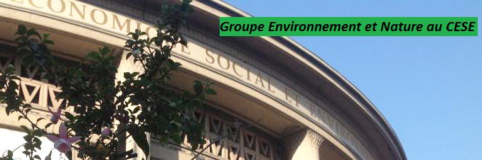 Groupe Env&Nat CESE banner