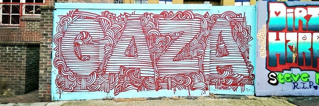 Brighton BDS #CeasefireNOW banner