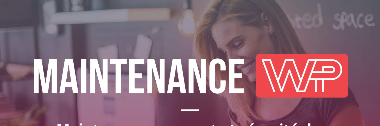 Maintenance WP Ⓦ banner