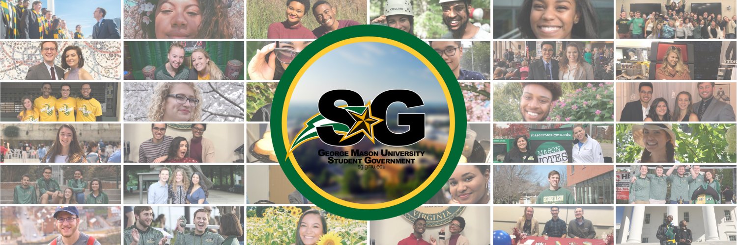 George Mason Student Gov't banner