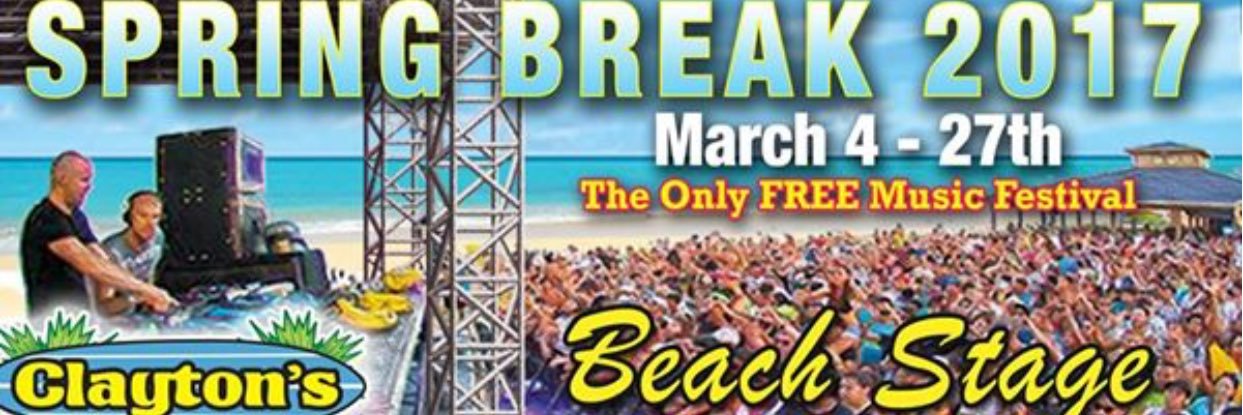 Claytons Beach Bar banner