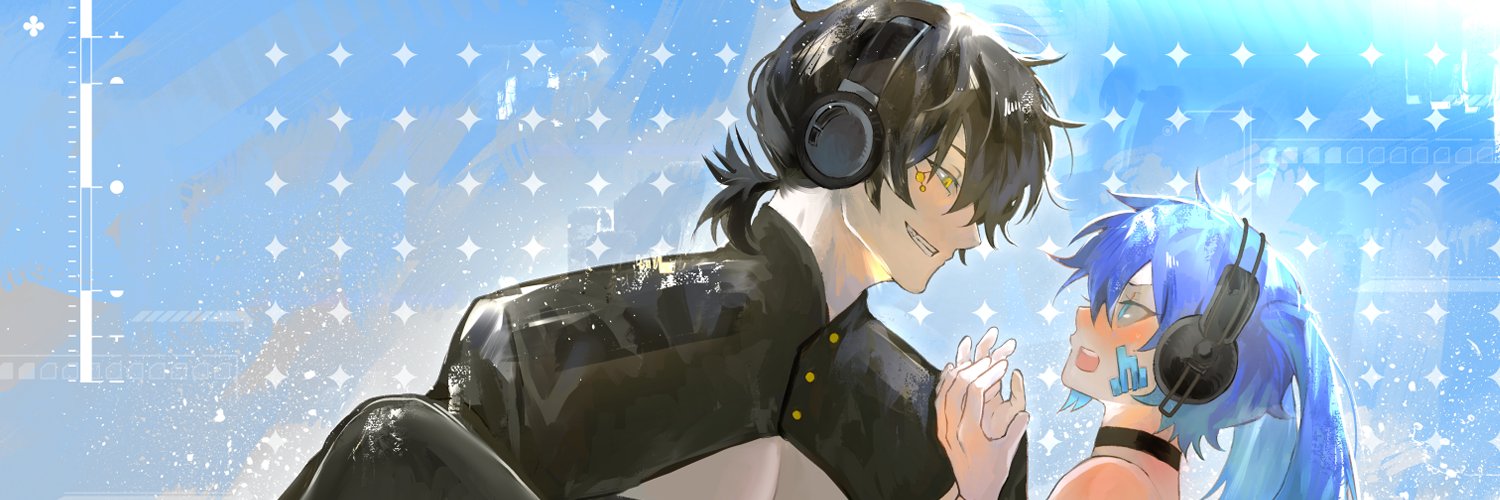 Sen 🖤💙🐍🐇 banner