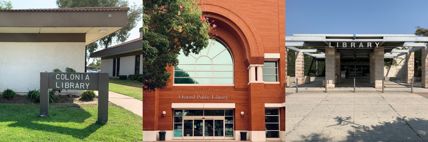 Oxnard Public Library banner