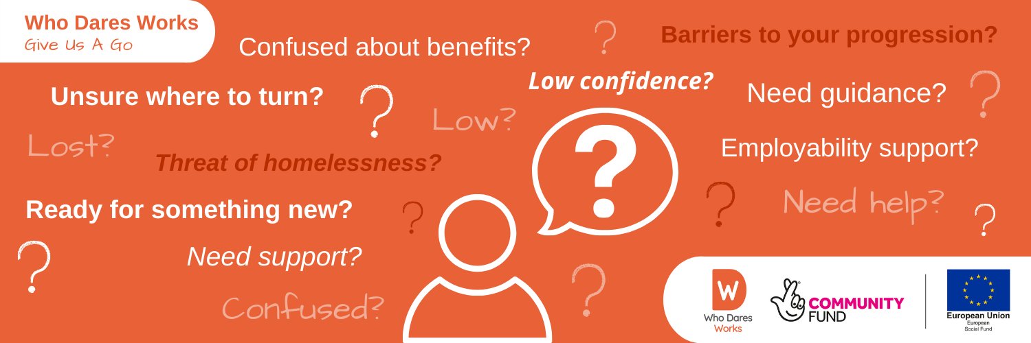 Who Dares Works banner