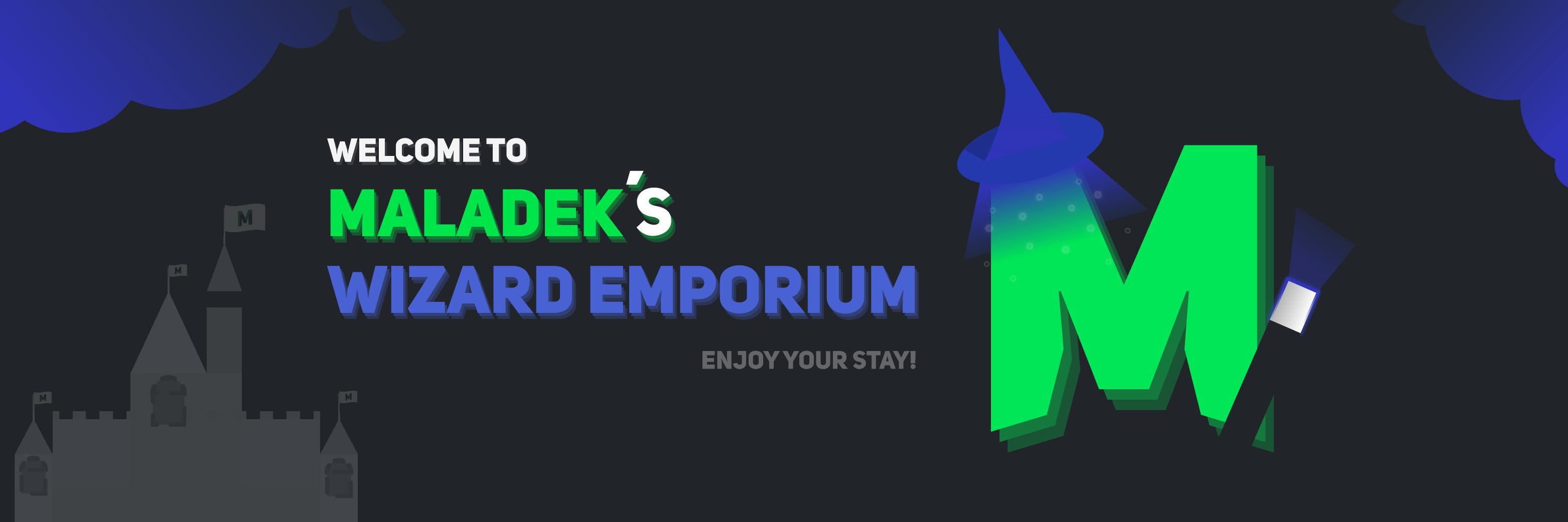 Maladek The Wizard banner