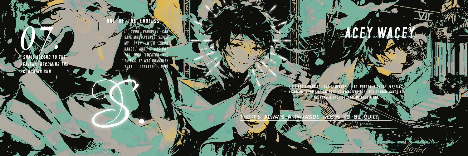 ‍ ‍‍ ‍ ｀ * 𝓢unday ❜ 堕天使 ‍ ;'s banner