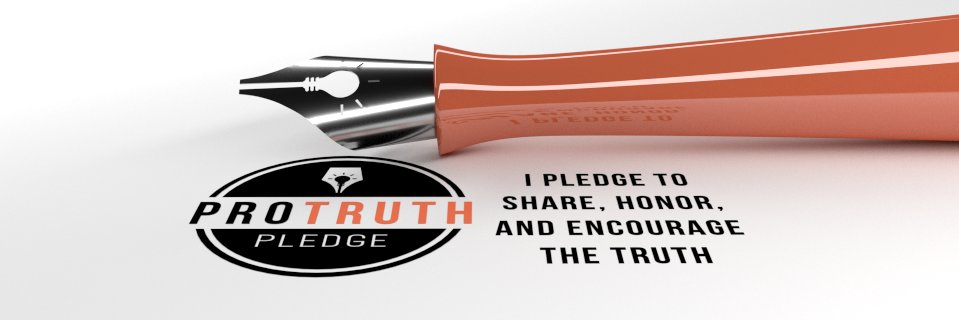 Pro-Truth Pledge banner