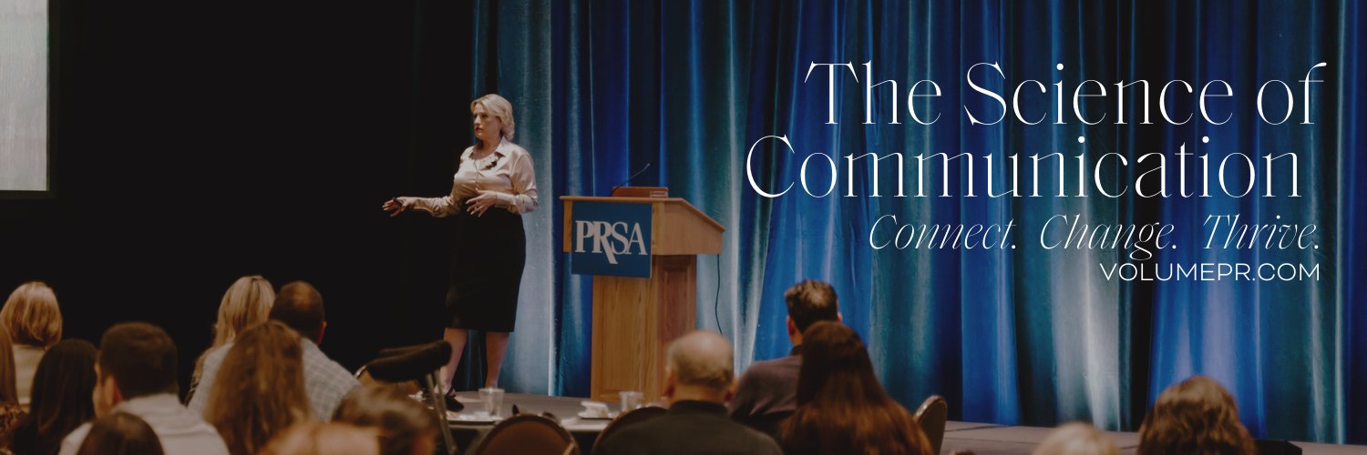 Volume PR & Comm banner