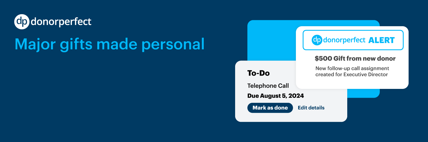 DonorPerfect's profile banner image