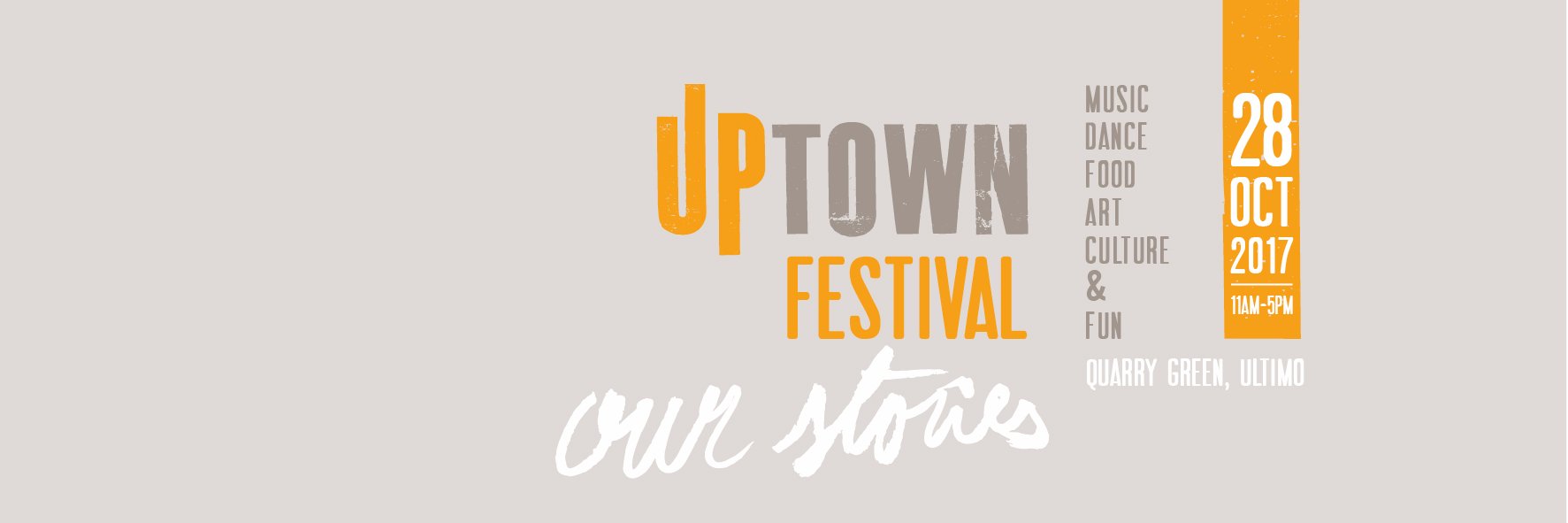 UPtown Festival banner