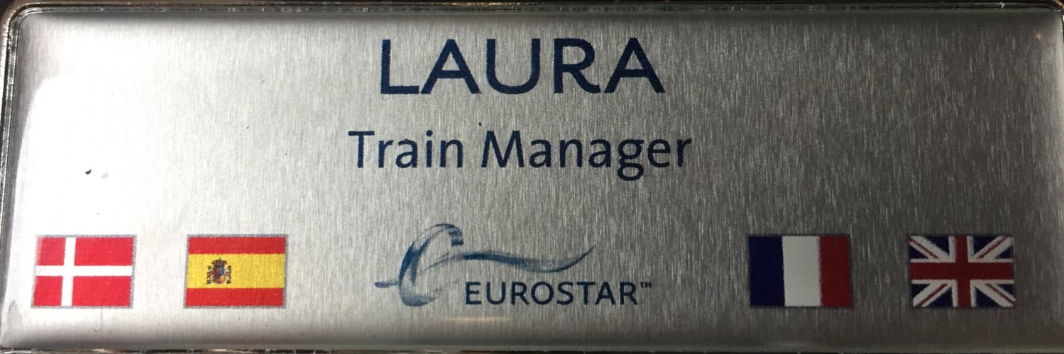 Laura On Eurostar banner