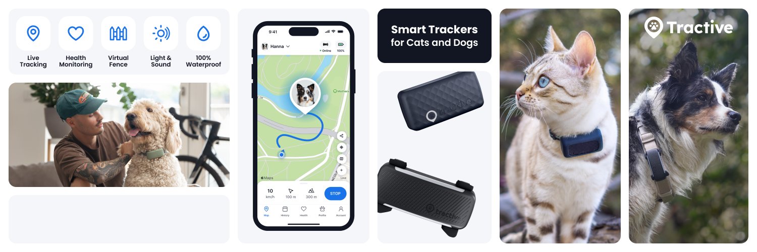 Tractive Smart Pet Tracker banner