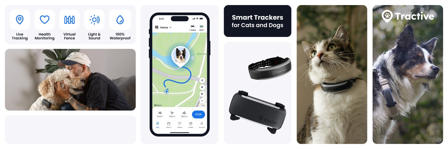 Tractive Smart Pet Tracker banner