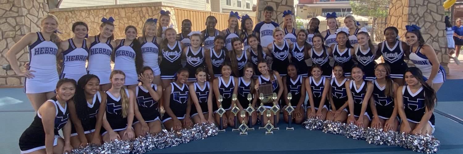 Hebron Cheer banner