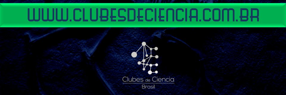 Clubes de Ciência Brasil banner