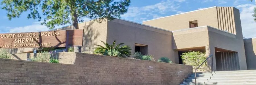 LASD Lomita Station banner