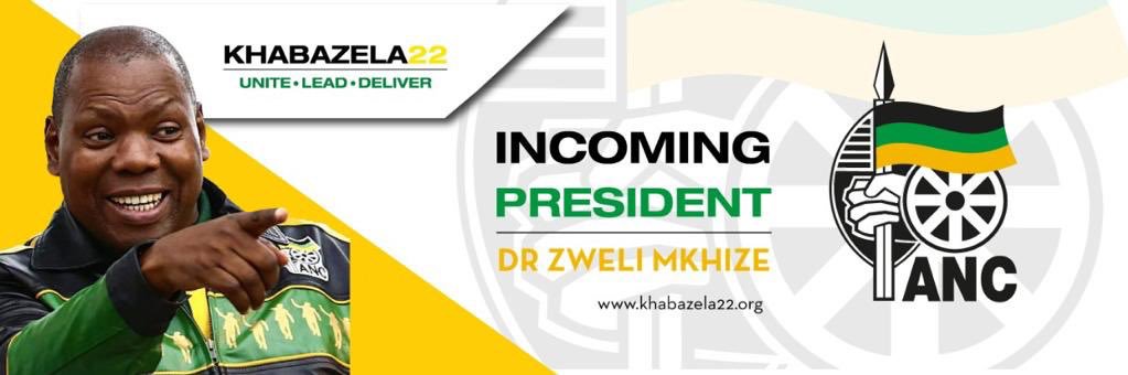Zweli Mkhize's banner