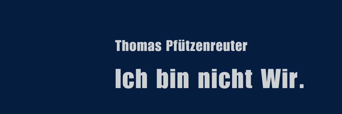 Thomas Pfützenreuter banner