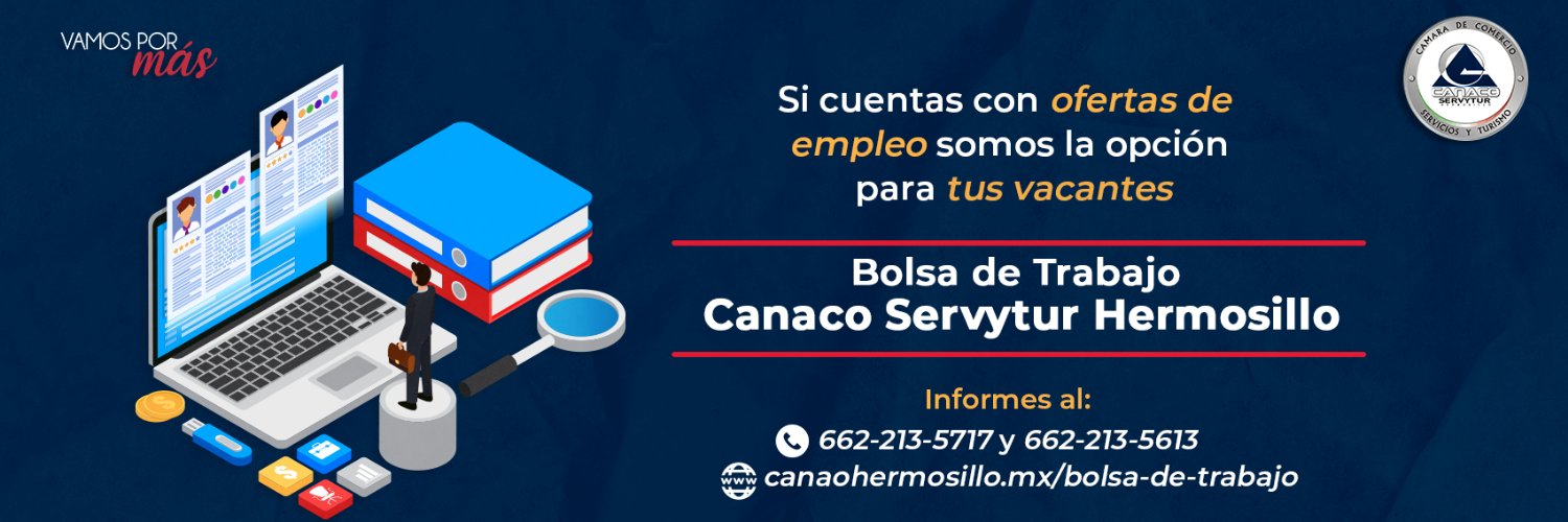 CANACO SERVYTUR Hermosillo banner