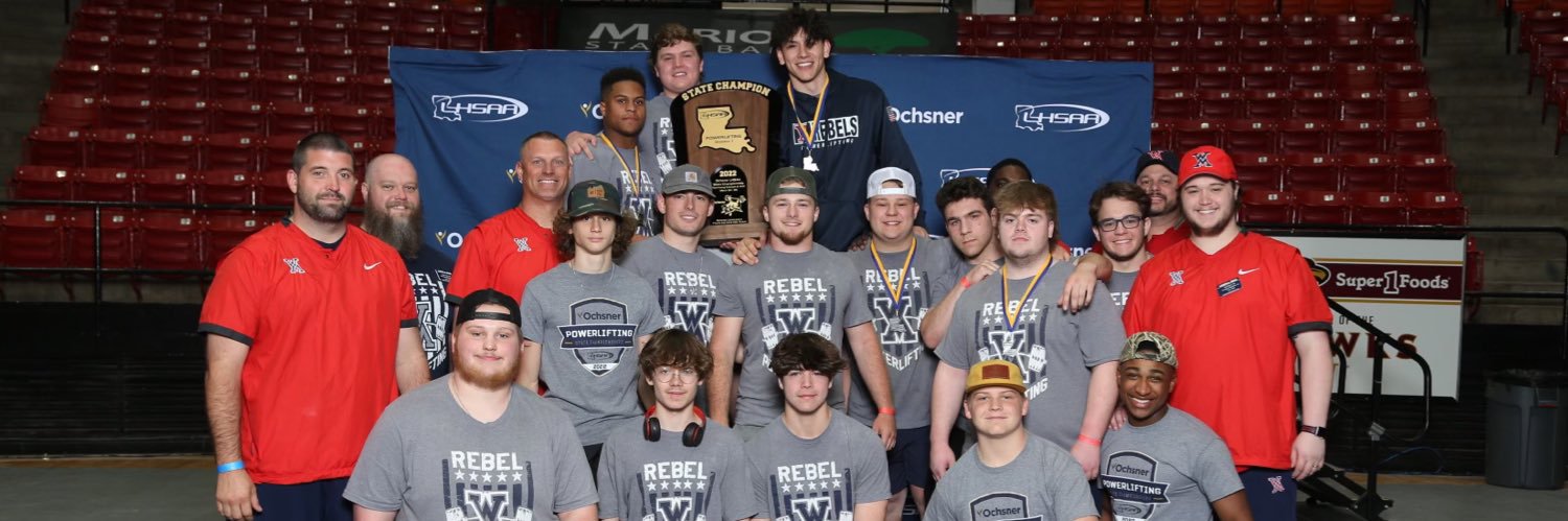West Monroe High School Powerlifting banner