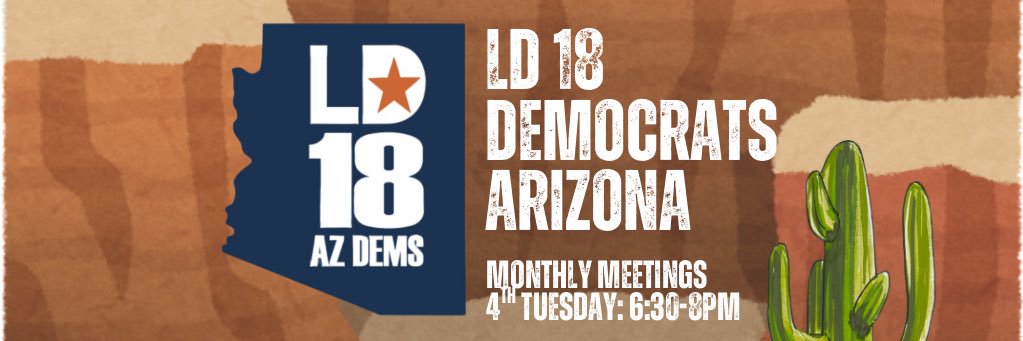 LD18 Democrats Arizona banner
