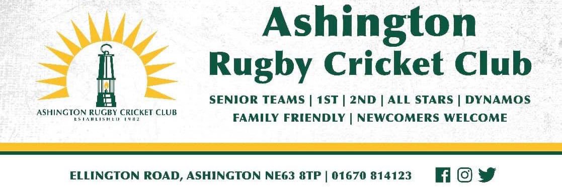 Ashington Rugby CC banner