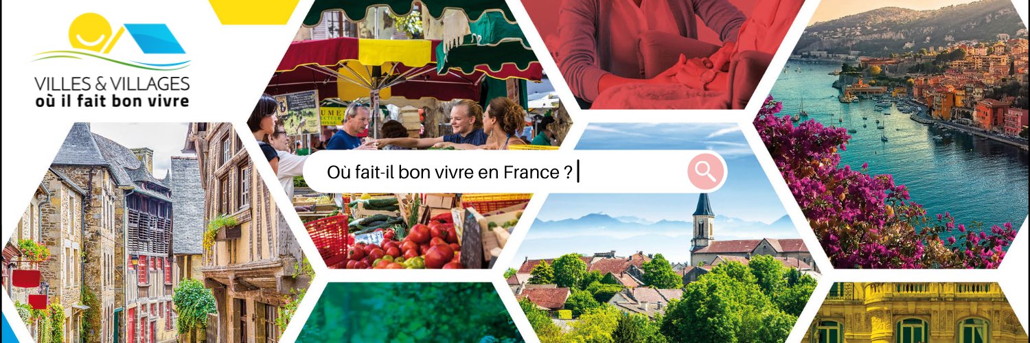 Villes et villages où il fait bon vivre en France banner