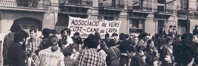 Associació de Veïnes i Veïns Clot-Camp de l'Arpa banner