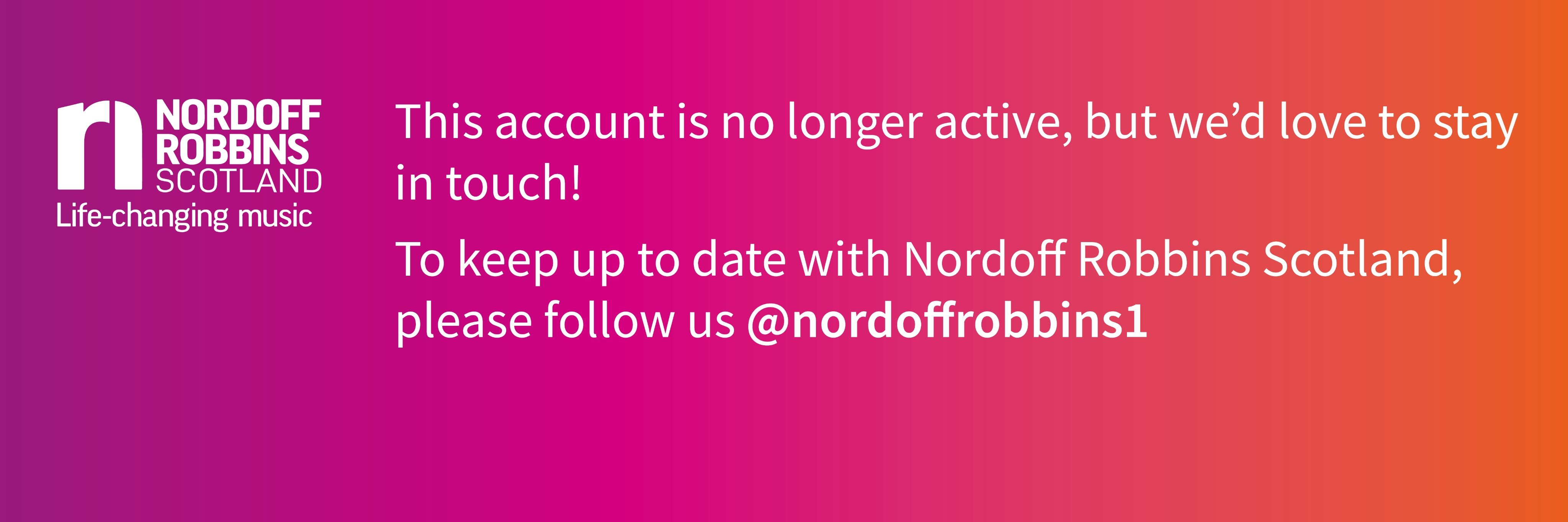 Nordoff Robbins Scot banner