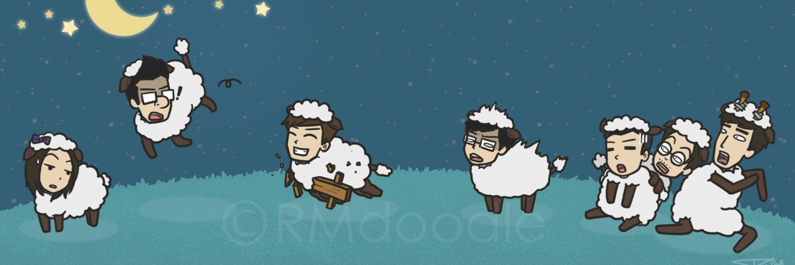 Running Man Doodles banner