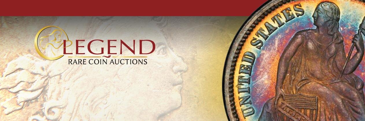 Legend Rare Coin Auctions banner