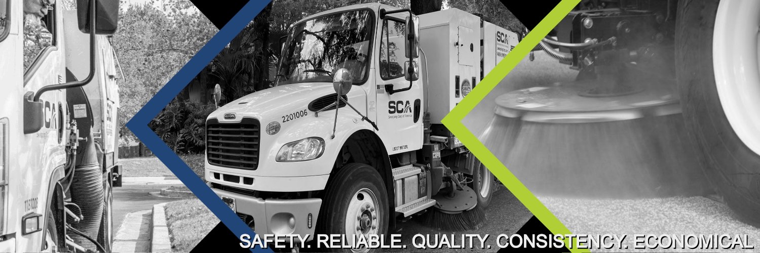 Sweeping Corporation of America (SCA) banner