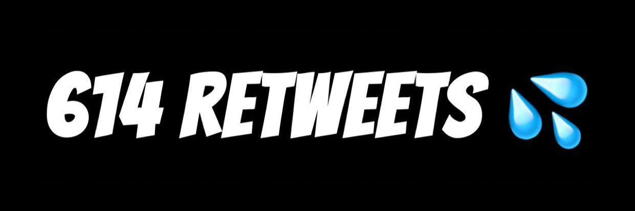 614retweets banner