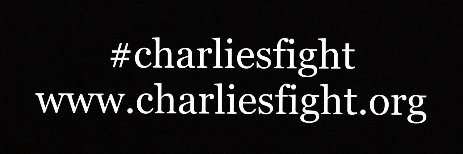 Charlie's fight banner